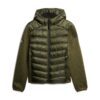 Hooded dzianinowa kurtka hybrydowa z kapturem Hooded dzianinowa kurtka hybrydowa z kapturem