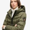 Hooded Fuji Mid Padded Coat