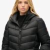 Hooded Fuji Mid Padded Coat