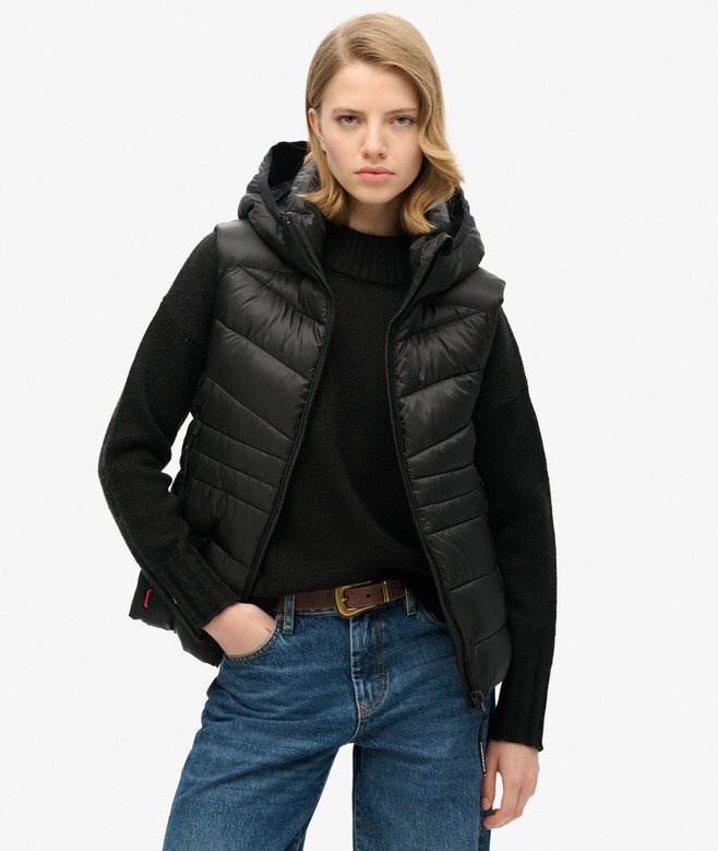 Hooded Fuji Quilted Gilet Hooded Fuji Quilted Gilet