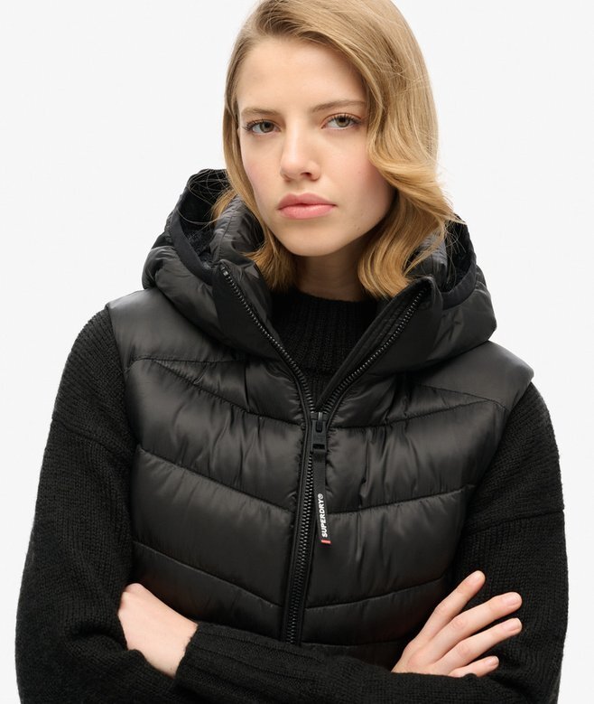 Hooded Fuji Quilted Gilet Hooded Fuji Quilted Gilet