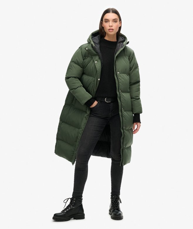 Hooded Longline Puffer Coat Hooded Longline Puffer Coat
