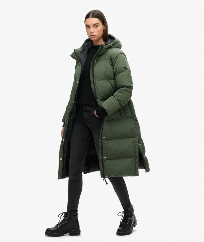 Hooded Longline Puffer Coat Hooded Longline Puffer Coat