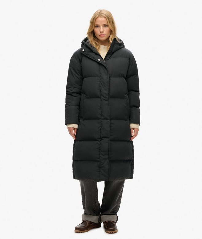 Hooded Longline Puffer Coat Hooded Longline Puffer Coat
