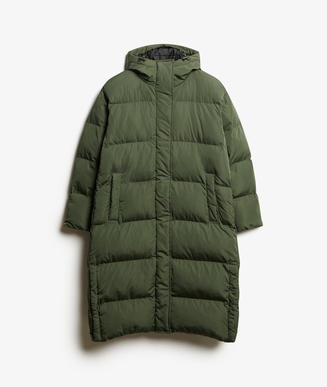 Hooded Longline Puffer Coat Hooded Longline Puffer Coat
