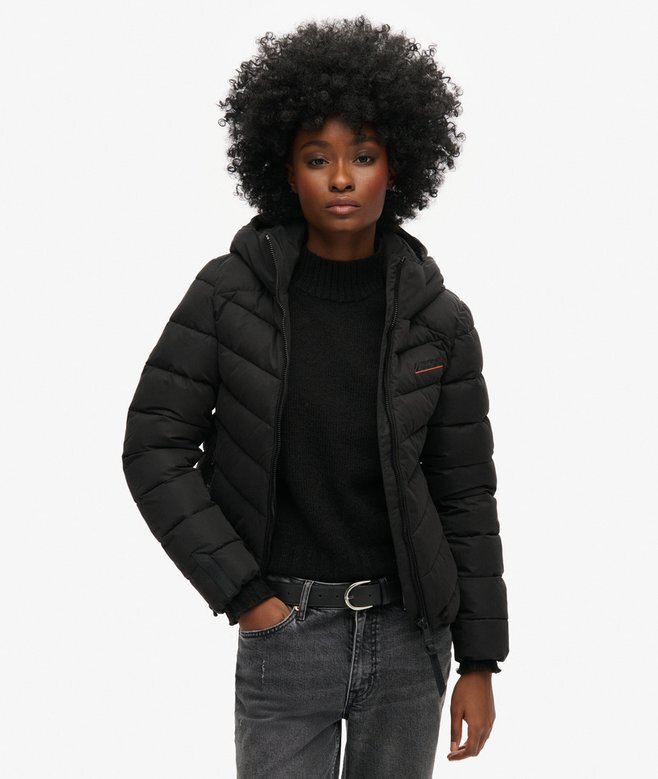 Hooded Microfibre Padded Jacket Hooded Microfibre Padded Jacket
