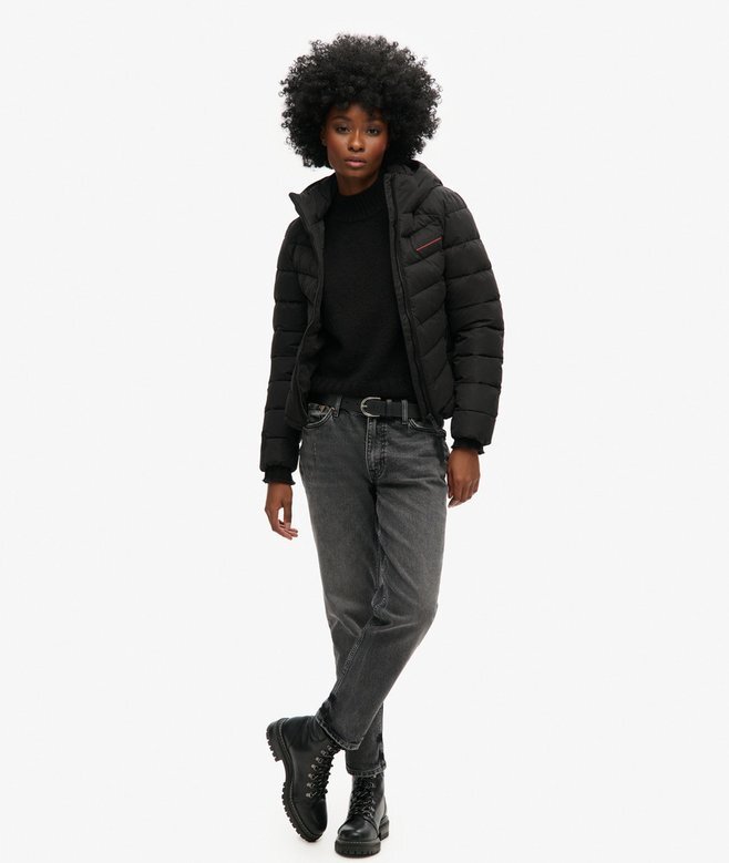 Hooded Microfibre Padded Jacket Hooded Microfibre Padded Jacket