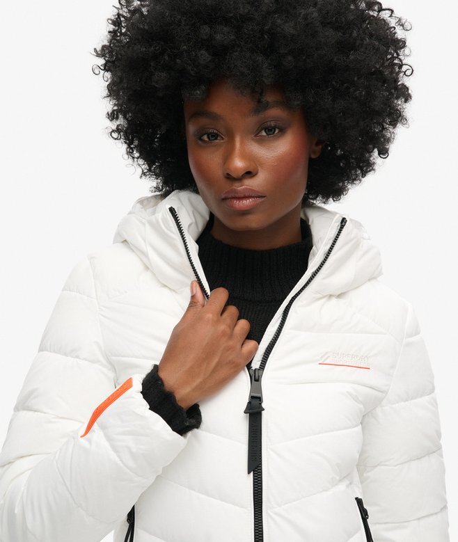Hooded Microfibre Padded Jacket Hooded Microfibre Padded Jacket