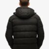 Hooded Microfibre Sport Puffer Jacket