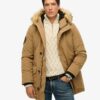 Hooded Parka z sztucznego futra Everest