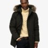 Hooded Parka z sztucznego futra Everest