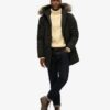 Hooded Parka z sztucznego futra Everest