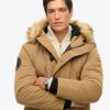 Hooded Parka z sztucznego futra Everest