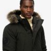 Hooded Parka z sztucznego futra Everest