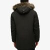 Hooded Parka z sztucznego futra Everest