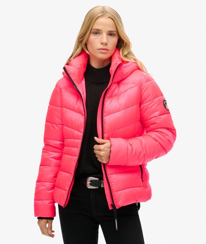 Hooded Quilted Padded Jacket Hooded Quilted Padded Jacket