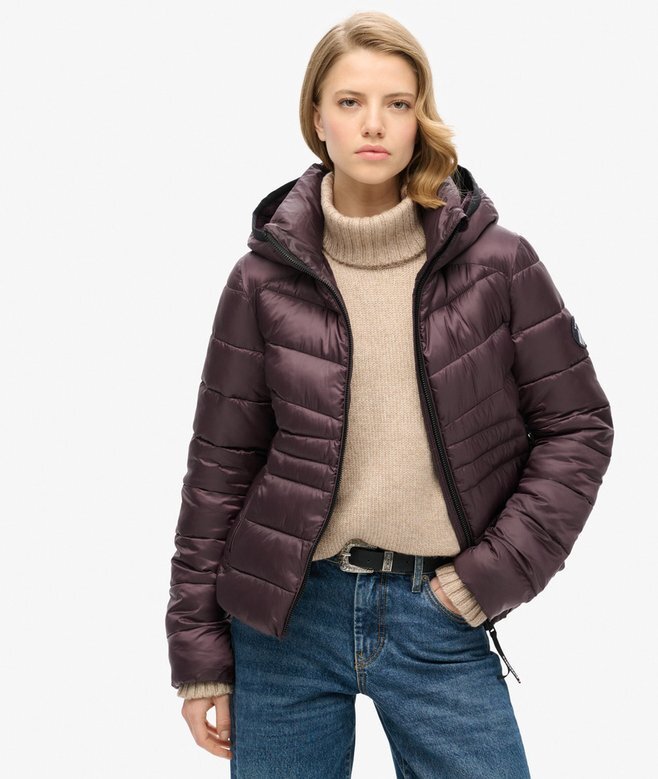 Hooded Quilted Padded Jacket Hooded Quilted Padded Jacket