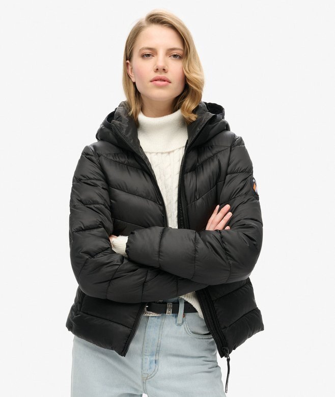 Hooded Quilted Padded Jacket Hooded Quilted Padded Jacket