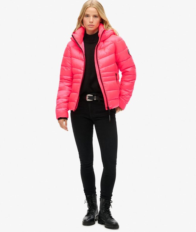 Hooded Quilted Padded Jacket Hooded Quilted Padded Jacket