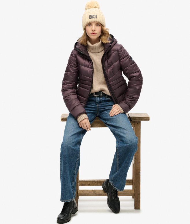Hooded Quilted Padded Jacket Hooded Quilted Padded Jacket