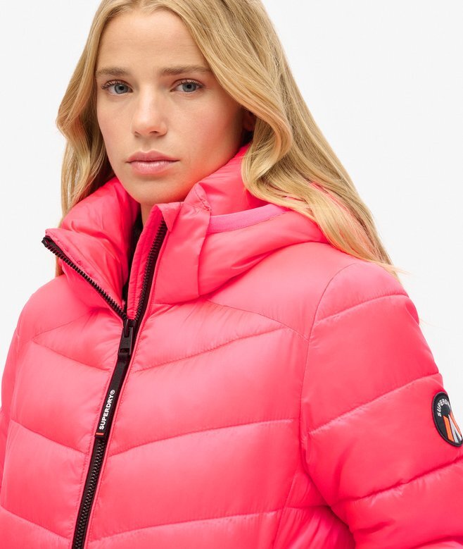 Hooded Quilted Padded Jacket Hooded Quilted Padded Jacket