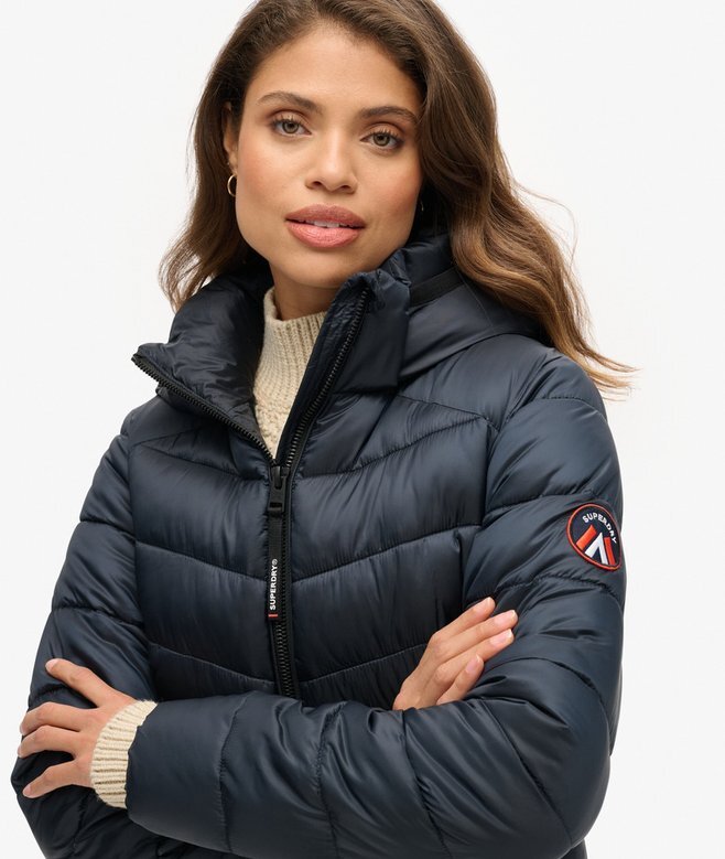 Hooded Quilted Padded Jacket Hooded Quilted Padded Jacket