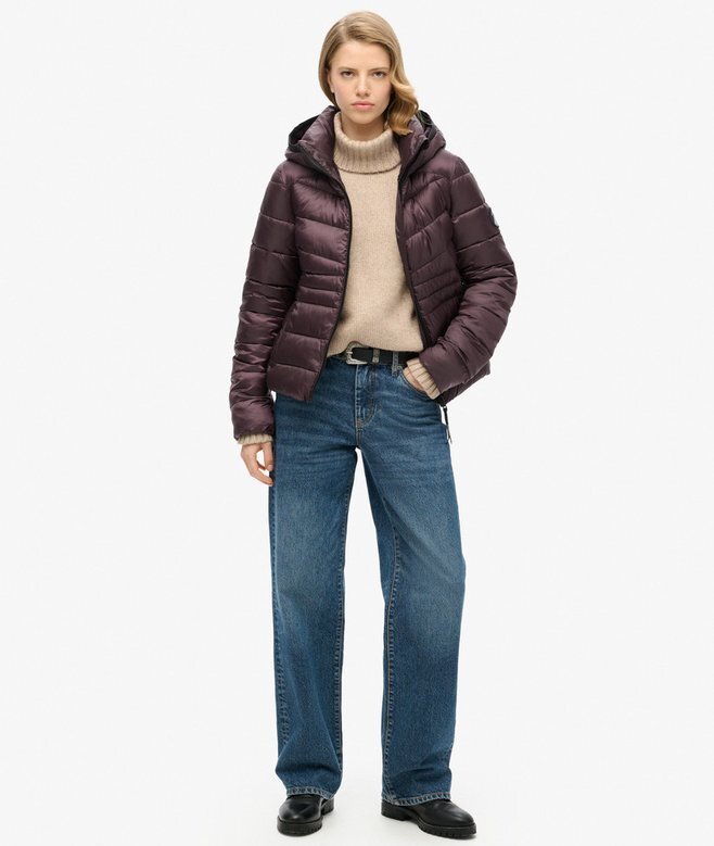 Hooded Quilted Padded Jacket Hooded Quilted Padded Jacket