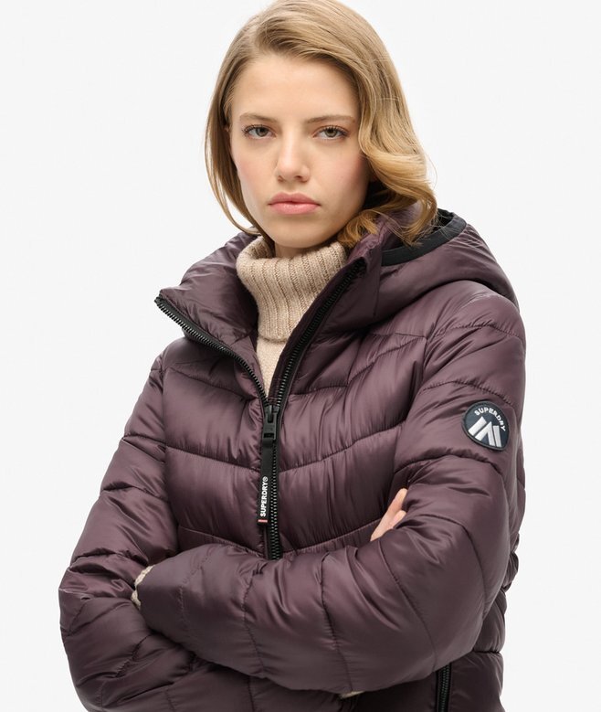 Hooded Quilted Padded Jacket Hooded Quilted Padded Jacket