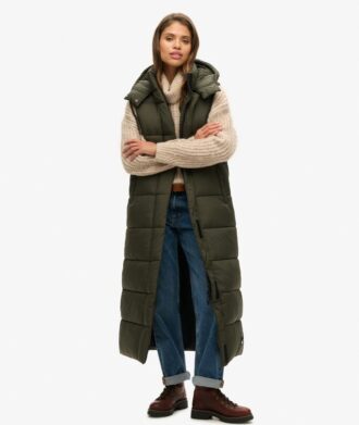 Hooded Ripstop Longline Kamizelka