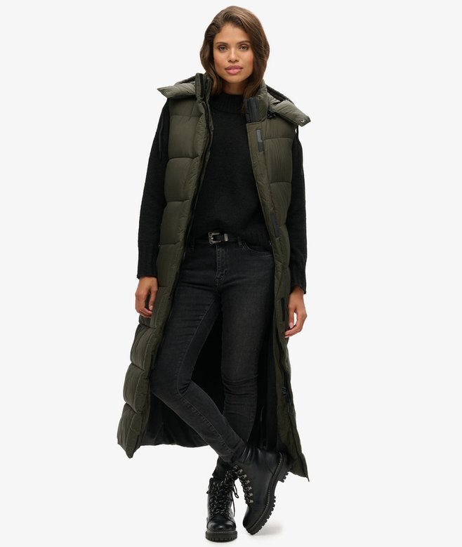Hooded Ripstop Longline Kamizelka Hooded Ripstop Longline Kamizelka