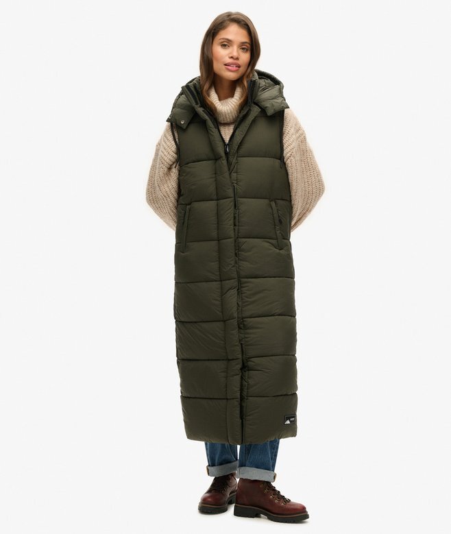 Hooded Ripstop Longline Kamizelka Hooded Ripstop Longline Kamizelka