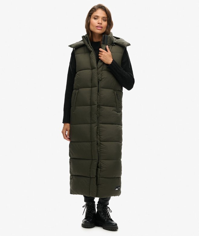 Hooded Ripstop Longline Kamizelka Hooded Ripstop Longline Kamizelka