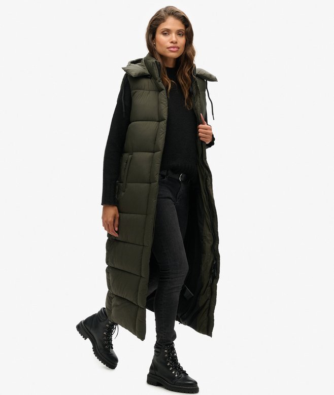 Hooded Ripstop Longline Kamizelka Hooded Ripstop Longline Kamizelka