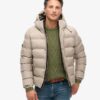 Hooded Tweed Puffer Jacket Hooded Tweed Puffer Jacket