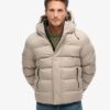 Hooded Tweed Puffer Jacket Hooded Tweed Puffer Jacket