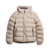 Hooded Tweed Puffer Jacket Hooded Tweed Puffer Jacket