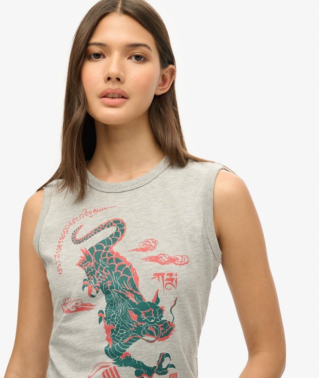 Kamizelka Superdry X Komodo Kailash Dragon Slim Top Kamizelka Superdry X Komodo Kailash Dragon Slim Top