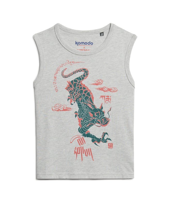 Kamizelka Superdry X Komodo Kailash Dragon Slim Top Kamizelka Superdry X Komodo Kailash Dragon Slim Top