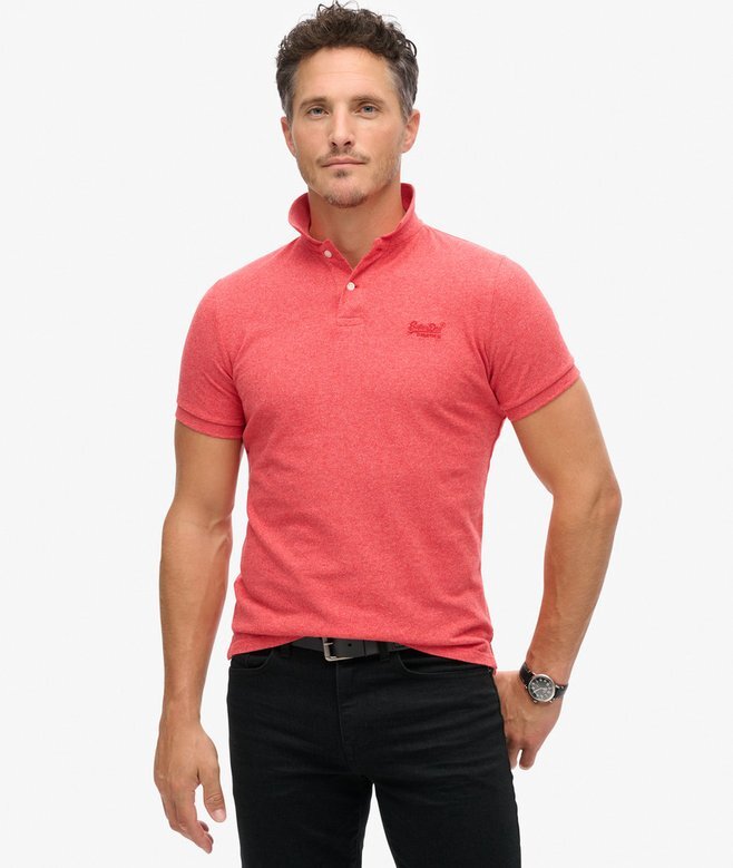 Klasyczna koszulka polo z dzianiny pique Klasyczna koszulka polo z dzianiny pique