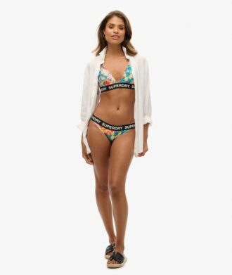 Klasyczne figi bikini z logo Klasyczne figi bikini z logo