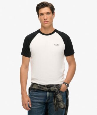 Koszula baseballowa z logo Essential z Organic Cotton