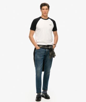 Koszula baseballowa z logo Essential z Organic Cotton