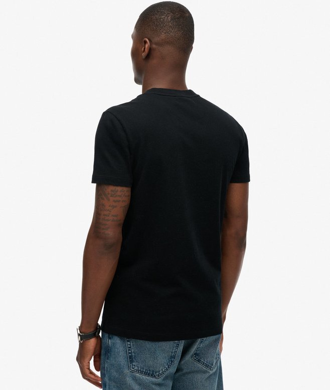 Koszula z dekoltem w serek z logo Organic Cotton Essential Koszula z dekoltem w serek z logo Organic Cotton Essential