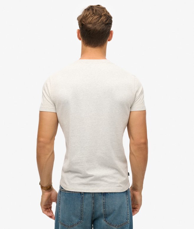 Koszula z dekoltem w serek z logo Organic Cotton Essential Koszula z dekoltem w serek z logo Organic Cotton Essential