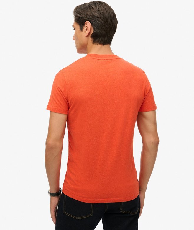 Koszula z dekoltem w serek z logo Organic Cotton Essential Koszula z dekoltem w serek z logo Organic Cotton Essential