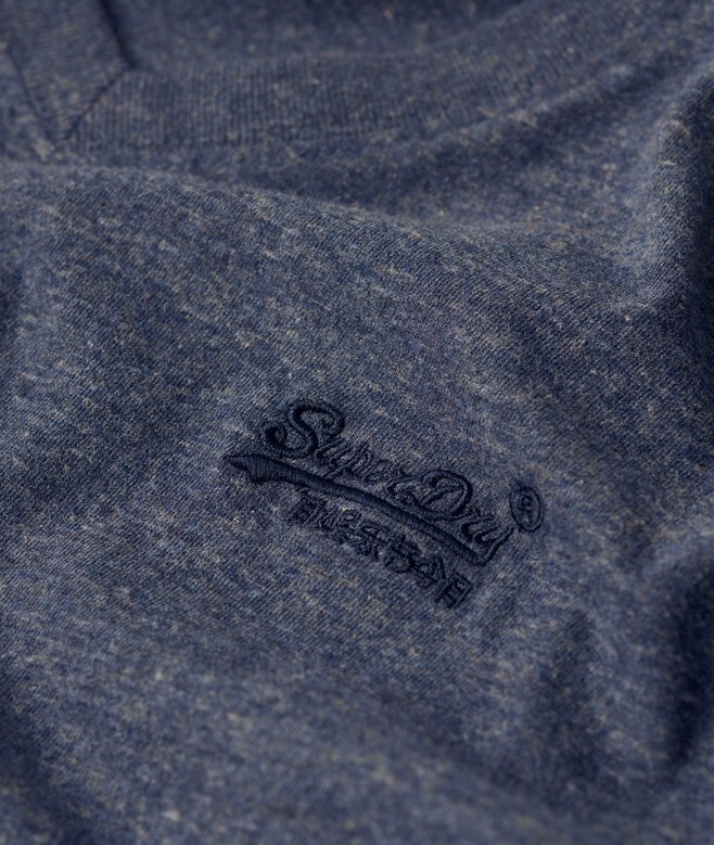 Koszula z dekoltem w serek z logo Organic Cotton Essential Koszula z dekoltem w serek z logo Organic Cotton Essential