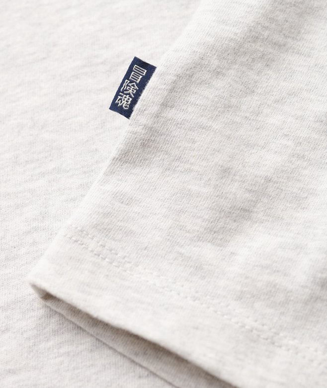 Koszula z dekoltem w serek z logo Organic Cotton Essential Koszula z dekoltem w serek z logo Organic Cotton Essential