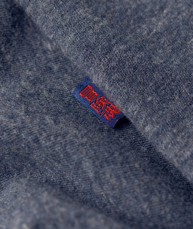 Koszula z dekoltem w serek z logo Organic Cotton Essential Koszula z dekoltem w serek z logo Organic Cotton Essential