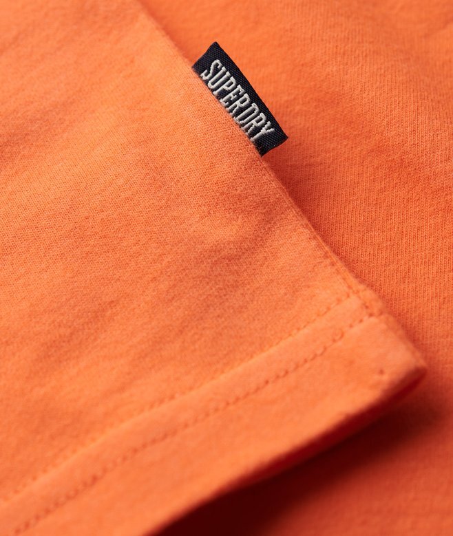 Koszula z dekoltem w serek z logo Organic Cotton Essential Koszula z dekoltem w serek z logo Organic Cotton Essential