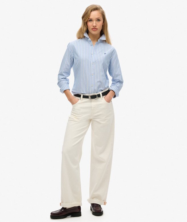 Koszula z długim rękawem Slim Oxford Koszula z długim rękawem Slim Oxford